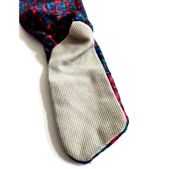 🧸 Vintage Carter’s 90s Fleece Pajamas – 4T Plaid Footed Sleepwear w/ Teddy Bear - Picture 8 of 10